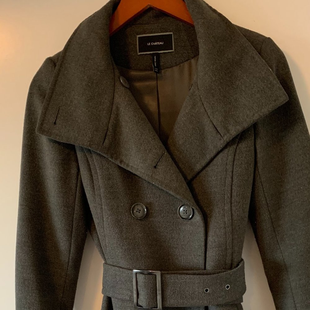 Women's Winter Coat in Gray Color